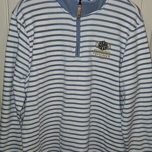 Disney Striped Quarter-Zip Pullover